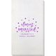 Confetti Dot Almost Married Bamboo Luxe Guest Towels Image 3 of 3